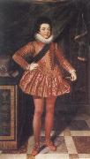 POURBUS, Frans the Younger Louis XIII as a Child oil